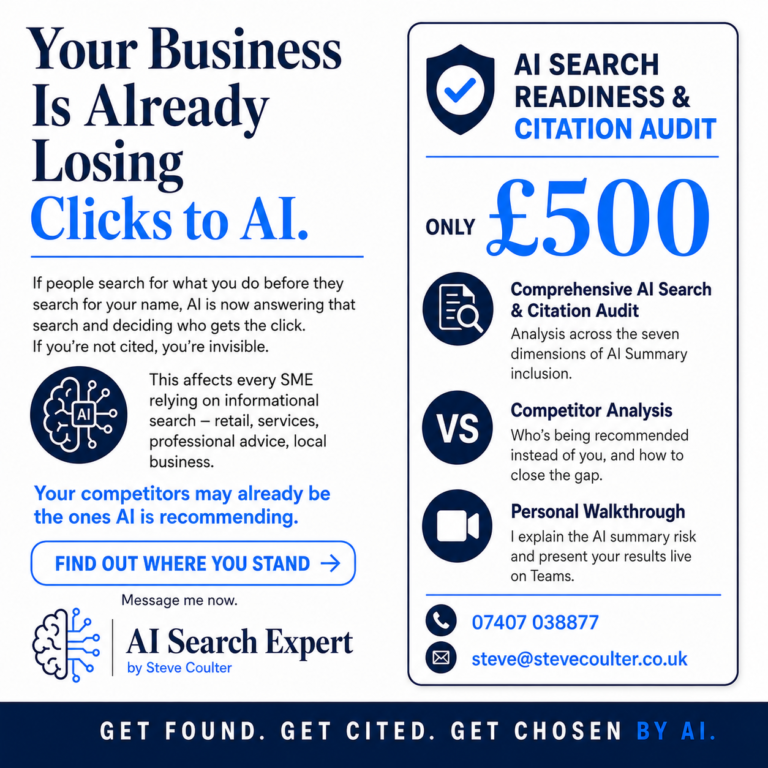 AI Summary and Citation Audit Offer £500